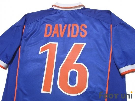 オランダ代表(Nederland)98 A アウェイ #16 ダービッツ(Davids) - USED