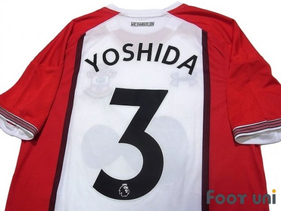 サウサンプトン(Southampton FC)17-18 H ホーム #3 吉田麻也(Yoshida) - USEDサッカーユニフォーム専門店  Footuni フッットユニ