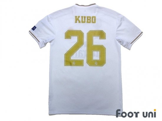 レアルマドリード(Real Madrid)19-20 H ホーム #26 久保建英(Kubo) - USEDサッカーユニフォーム専門店 Footuni  フッットユニ