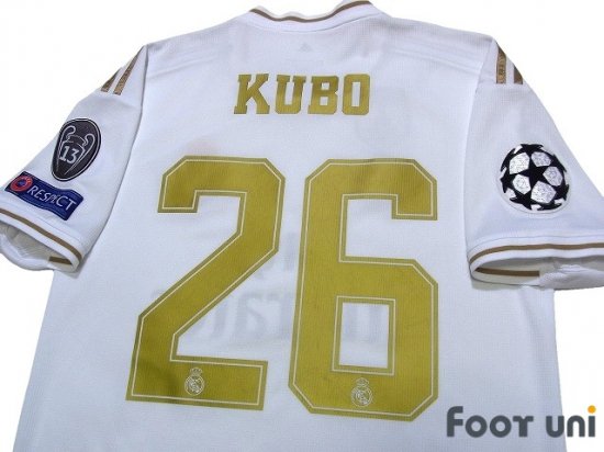 レアルマドリード(Real Madrid)19-20 H ホーム #26 久保建英(Kubo 