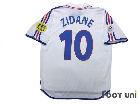 フランス代表(France)00 A アウェイ #10 ジダン(Zidane) - USED 