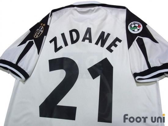 ユベントス Juventus 98 99 A アウェイ 21 ジダン Zidane Usedサッカーユニフォーム専門店 Footuni フッットユニ