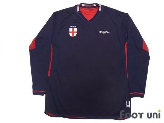 イングランド代表(England)02 A アウェイ リバーシブル 長袖 - USED