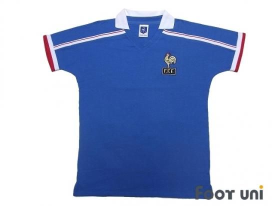 フランス代表(France)1986 H ホーム #10 復刻モデル - USEDサッカー