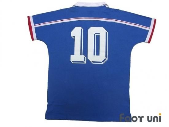 フランス代表(France)1986 H ホーム #10 復刻モデル - USEDサッカー