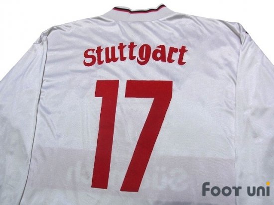 シュツットガルト(VfB Stuttgart)94-95 H ホーム #17 - USEDサッカーユニフォーム専門店 Footuni フッットユニ