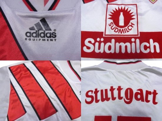 シュツットガルト(VfB Stuttgart)94-95 H ホーム #17 - USEDサッカーユニフォーム専門店 Footuni フッットユニ