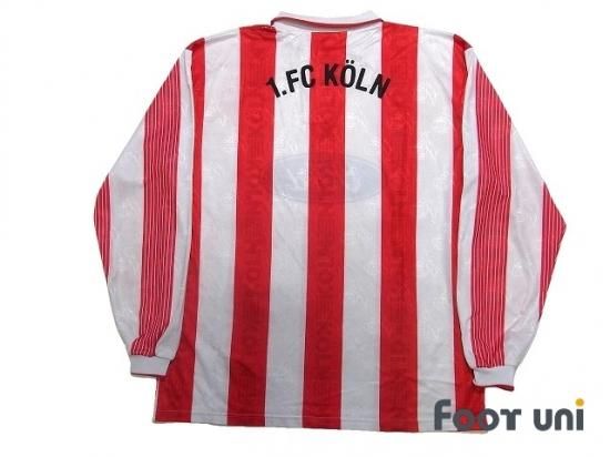 20-60代 人気ファッションブランド 1.FCケルン(1. FC Koln)95-96 H ホーム 長袖 - USEDサッカー ウェア