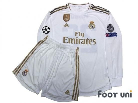 レアルマドリード(Real Madrid)19-20 H ホーム #26 久保建英(Kubo)上下セット - USEDサッカーユニフォーム専門店  Footuni フッットユニ