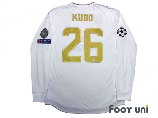 レアルマドリード(Real Madrid)19-20 H ホーム #26 久保建英(Kubo)上下 ...