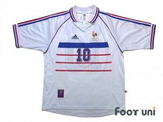 フランス/98/A #10 ジダン フランスW杯着用モデル - USEDサッカーユニフォーム専門店Footuni