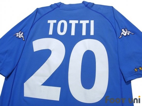 イタリア代表(Italy)2000 Ｈ #20 トッティ(Totti) - USEDサッカーユニフォーム専門店 Footuni フットユニ