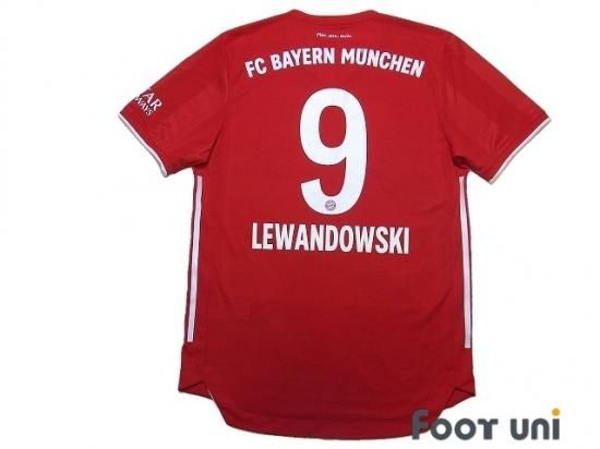 バイエルンミュンヘン Bayern Munchen 21 H ホーム 9 レバンドフスキ Lewandowski Usedサッカー ユニフォーム専門店 Footuni フッットユニ