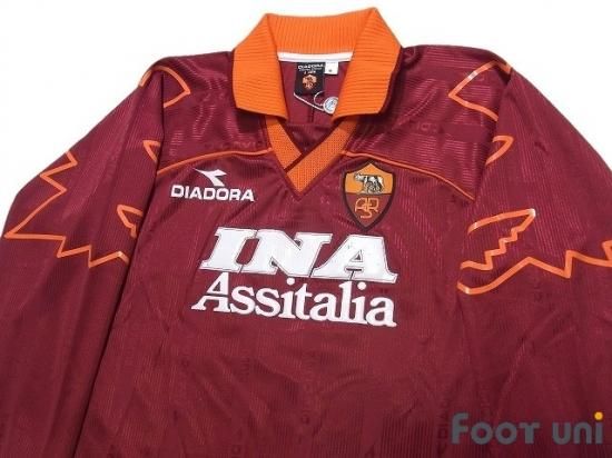 ローマ(AS Roma)99-00 H ホーム #8 中田英寿(Nakata) - USEDサッカー