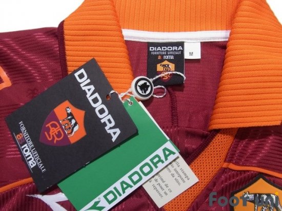 ローマ(AS Roma)99-00 H ホーム #8 中田英寿(Nakata) - USEDサッカー