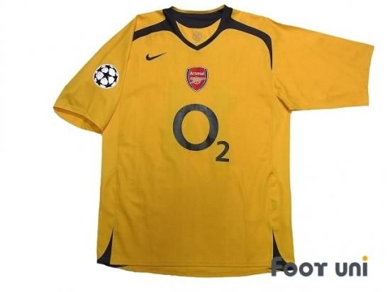 アーセナル Arsenal 05 06 A アウェイ 14 アンリ Henry Clパッチ Usedサッカーユニフォーム専門店 Footuni フッットユニ