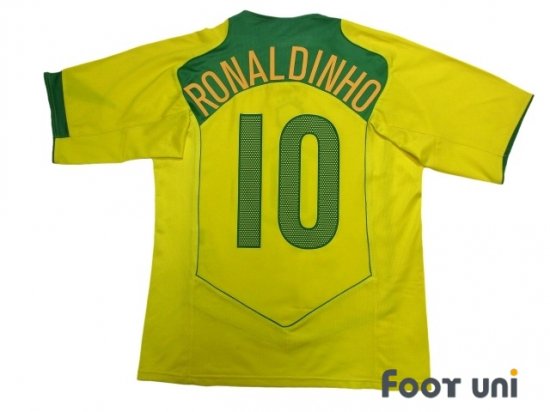 ブラジル代表(Brazil)04 H ホーム #10 ロナウジーニョ(Ronaldinho 