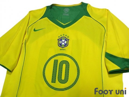 ブラジル代表(Brazil)04 H ホーム #10 ロナウジーニョ(Ronaldinho