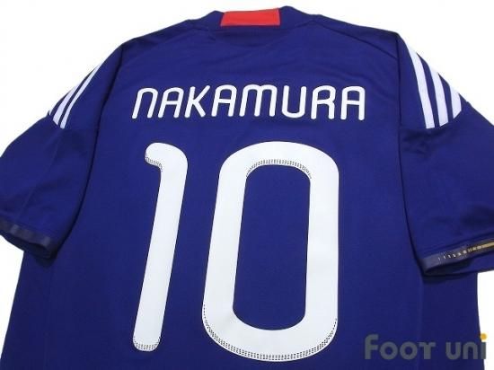 【サッカー１０】日本代表ユニフォームオーセンティック　中村俊輔 新品タグ付 O】サッカー 日本代表 ユニフォーム 中村俊輔 W杯