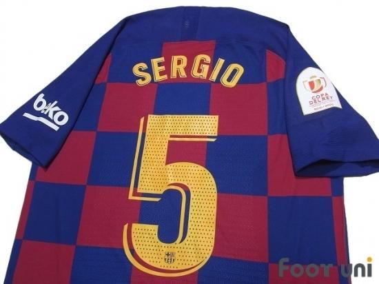 バルセロナ(FC Barcelona)19-20 H ホーム #5 セルヒオ・ブスケツ