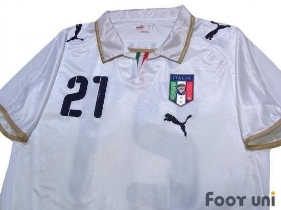 イタリア代表(Italy)08 A アウェイ #21 ピルロ(Pirlo) - USED