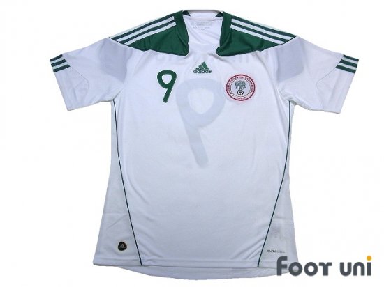ナイジェリア代表 Nigeria 10 A アウェイ 9 オバフェミ マルティンス Obafemi Martins Usedサッカーユニフォーム専門店 Footuni フッットユニ