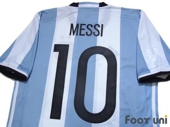 アルゼンチン代表(Argentina)16 H ホーム #10 メッシ(Messi