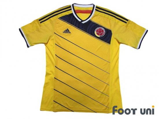コロンビア代表 Colombia 14 H ホーム ブラジルワールドカップ Usedサッカーユニフォーム専門店 Footuni フットユニ