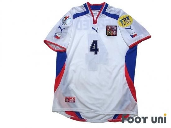 チェコ代表(Czech Republic)00 A アウェイ #4 ネドベド(Nedved) - USED