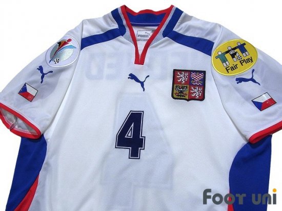 チェコ代表(Czech Republic)00 A アウェイ #4 ネドベド(Nedved) - USED