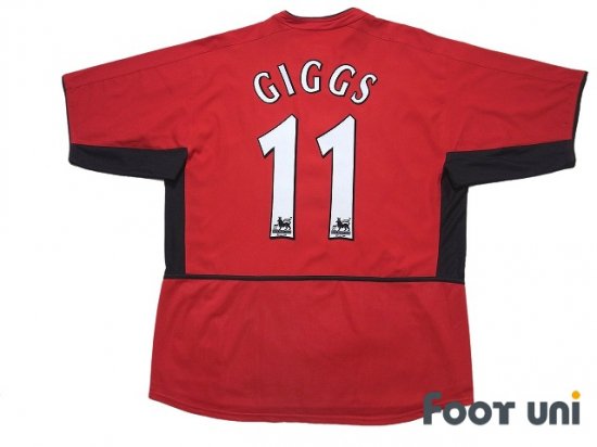 マンチェスターユナイテッド(Manchester United)02-04 H ホーム #11 ギグス(Giggs) - USEDサッカーユニフォーム専門店  Footuni フッットユニ