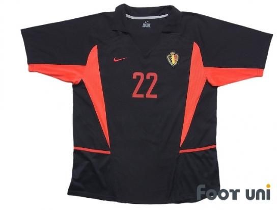 ベルギー代表 Belgium 02 A アウェイ 22 ムボ ムペンザ Mbo Mpenza Usedサッカーユニフォーム専門店 Footuni フッットユニ