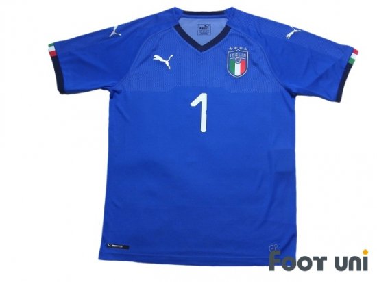 イタリア代表(Italy)18 GK ゴールキーパー #1 ブッフォン(Buffon) - USEDサッカーユニフォーム専門店 Footuni  フッットユニ