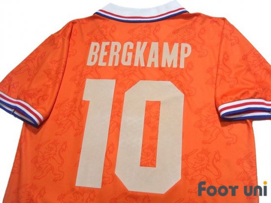 オランダ代表 Netherland 94 H ホーム 10 ベルカンプ Bergkamp Usedサッカーユニフォーム専門店 Footuni フッットユニ