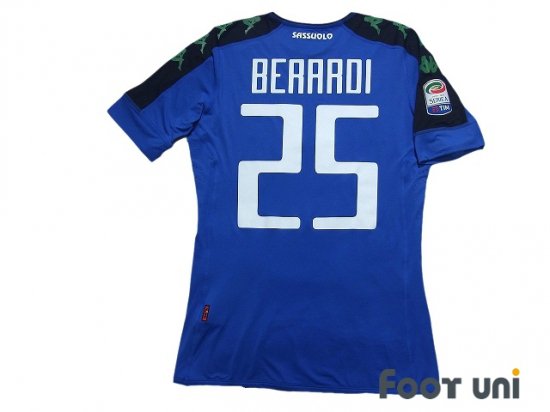 サッスオーロ(Sassuolo)16-17 3RD サード #25 ベラルディ(Berardi) - USEDサッカーユニフォーム専門店  Footuni フッットユニ