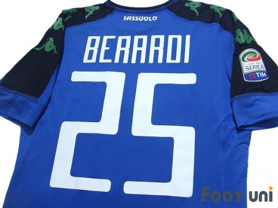 サッスオーロ(Sassuolo)16-17 3RD サード #25 ベラルディ(Berardi) - USEDサッカーユニフォーム専門店  Footuni フッットユニ