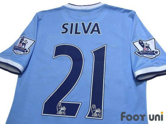 マンチェスターシティ(Manchester City)13-14 H ホーム #21 ダビド・シルバ(David Silva) - USEDサッカー ユニフォーム専門店 Footuni フッットユニ