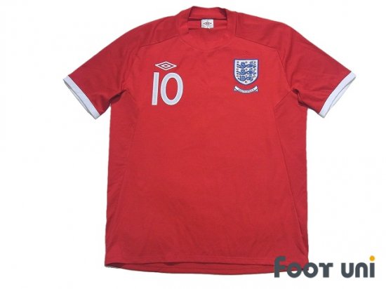 イングランド代表(England)10 A アウェイ #10 ルーニー(Rooney) - USED