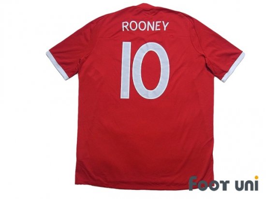 イングランド代表(England)10 A アウェイ #10 ルーニー(Rooney) - USED 