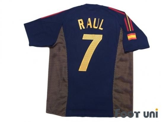 スペイン代表(Spain)2002 3RD サード #7 ラウル(Raul) - USEDサッカー