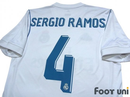 レアルマドリード(Real Madrid)17-18 H ホーム #4 セルヒオ・ラモス ...