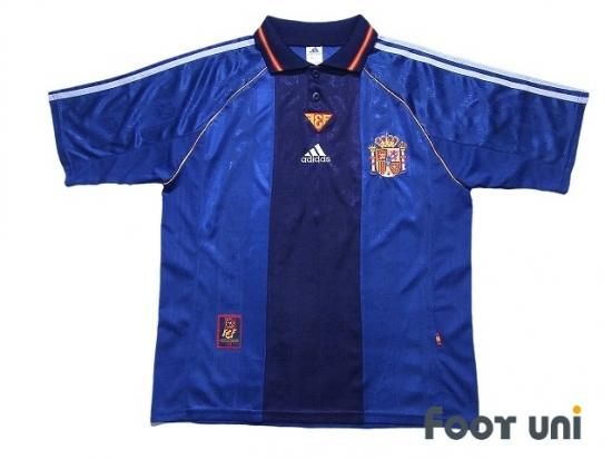 スペイン代表(Spain)1998 A アウェイ アディダス 半袖 - USEDサッカー 