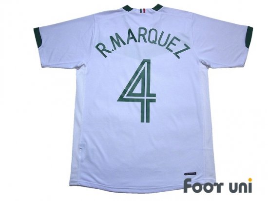 メキシコ代表(Mexico)06 A アウェイ #4 ラファエル マルケス(R. Marquez) - USEDサッカーユニフォーム専門店  Footuni フットユニ