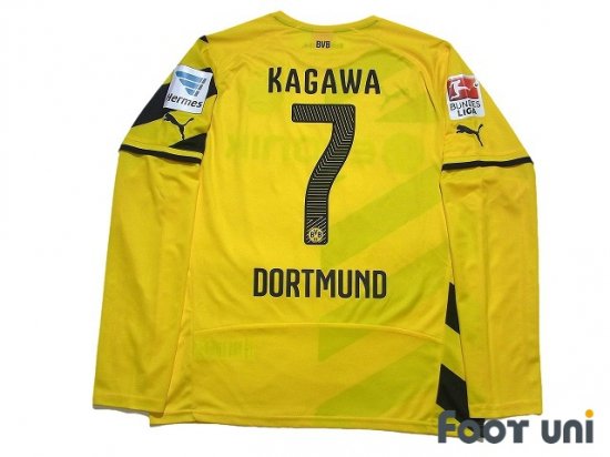 ドルトムント(Borussia Dortmund)14-15 H ホーム #7 香川真司(Kagawa) - USEDサッカーユニフォーム専門店  Footuni フッットユニ