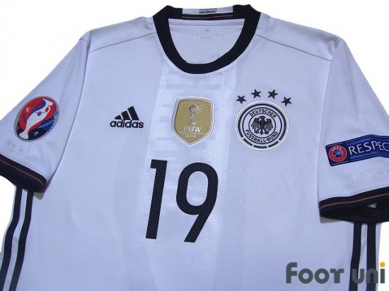 ドイツ代表 Germany 16 H ホーム 19 マリオ ゲッツェ Mario Gotze Usedサッカーユニフォーム専門店 Footuni フッットユニ