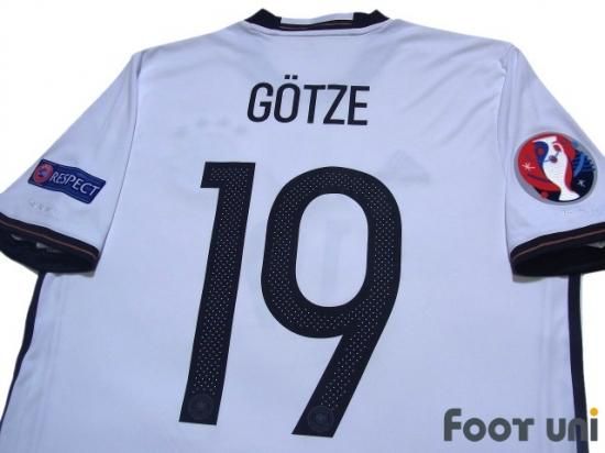 ドイツ代表(Germany)16 H ホーム #19 マリオ・ゲッツェ(Mario Gotze 