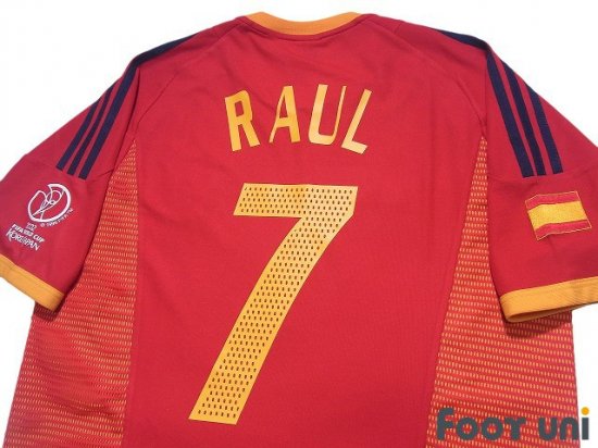 ウェア【未使用品】2002WC  スペイン代表ユニフォーム　RAUL  7