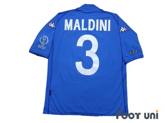 イタリア代表(Italy)02 H ホーム #3 マルディーニ(Maldini) - USEDサッカーユニフォーム専門店 Footuni フッットユニ