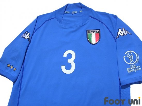 イタリア代表(Italy)02 H ホーム #3 マルディーニ(Maldini) - USEDサッカーユニフォーム専門店 Footuni フッットユニ