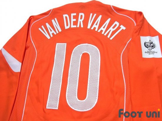 オランダ代表(Netherlands)04 H ホーム #10 ファンデルファールト(Van